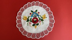 Kalocsa riselt tablecloth embroidered needlework