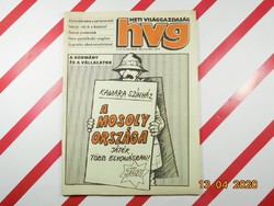 Régi retro újság - HVG Heti Világgazdaság - 1988 október 29. , X. évfolyam 43. (491.) szám