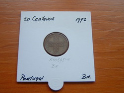 Portugal 20 centavos 1972 br. In a paper case