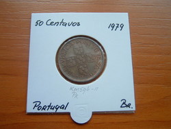 Portugal 50 centavos 1979 br. In a paper case