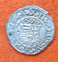 Miksa/1564-1576/ ezüst denár 1576  K-B
