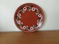 Hódmezővásárhely wall plate, bowl 23 cm