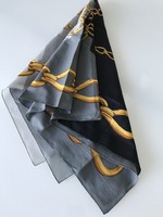 Codello Italian women's scarf with elegant pattern, 88 x 88 cm