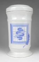 1I303 Régi Pharmafontana gyógyszertári porcelán patika edény 17 cm