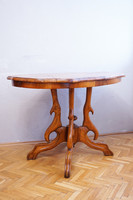 Neo-baroque table, spider table