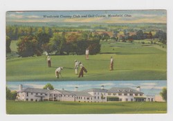 Old Postcards - Régi Képeslapok - U.S.A.- Golf Course-Westbrook Country Club, Mansfield, Ohio.1956.