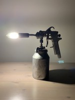 Sprio spray gun lamp, table lamp