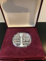 An ounce silver mkb commemorative medal - Budapest is the beauty of the Danube - m297 / 298