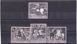 San Marino emlékbélyegek teljes-sor 1968