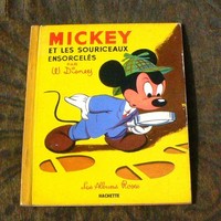 Walt disney mickey old storybook
