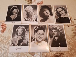 Antik sztárfotó képeslapok az 1940-es évekből