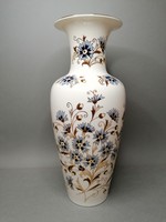 Zsolnay búzavirágos / búzavirág nagy váza, 35cm. ÚJ!