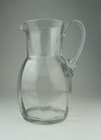 0P382 old flawless glass jug 21.5 Cm