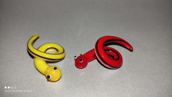 Üveg mini kígyó figura kettő darab együtt