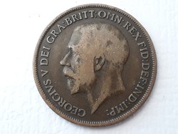 1 Penny 1915 érme - Brit, Angol 1 penny 1915, Georgivs V Dei Gra.Britt.Omn.Rex Fid.Def.Ind.Imp