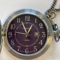 Retro russian pocket watch with chain