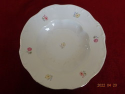 Zsolnay porcelain deep plate, antique. He has! Jókai.
