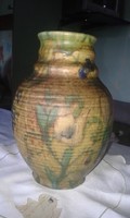 Gorka Géza kerámia váza ritka, Losonc szignóval 20 cm-es szép
