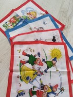 Gyermek textil zsebkendők - 4 db