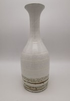 Retro váza, magyar iparművészeti kerámia, 32,5 cm magas,