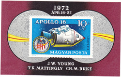Hungary commemorative stamp block 1972