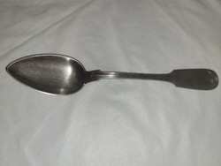 Antique silver large spoon