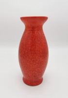 Retro vase, Hungarian handicraft ceramics, 26 cm
