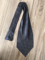 Francia selyem sál nyakkendő apró mintával