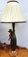 Angelic antique table lamp
