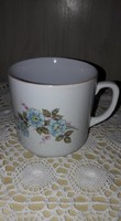 Zsolnay mug with a rare beautiful flower pattern