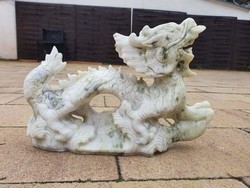RITKASÁG! Eredeti kínai Jáde nyers dragakő sárkány 3,75 kg!!