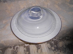 Rosenthal porcelán  tál üvegbúrával