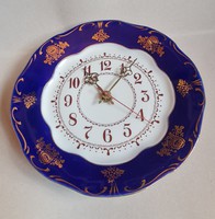 Zsolnay pompadour 1 pattern wall clock
