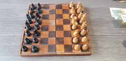 Antique wooden chess.