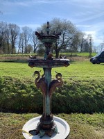 Monumental bronze fountain
