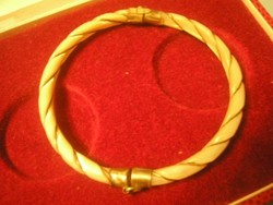 Silver-plated, pearl shell bracelet rarity 7 cm