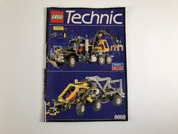 Vintage LEGO Technic  - 8868 Összeszerelési útmutató - füzet 1992-ből