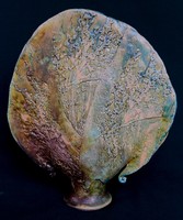 DT/042 - Különleges iparművészeti kagyló váza