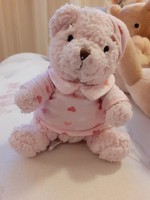 TEDDY BEAR - Debenhams - rózsaszín pizsamás plüss maci