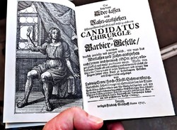 Candidatus Chirurgiae oder Barbier Geselle  1717	Ludwig C; Groschuff, F (Reprint)