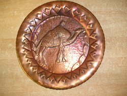 Copper wall plate - 32 cm.
