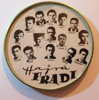 Fradi - FTC - retró kis kerek tükör- ritka, gyűjtői darab