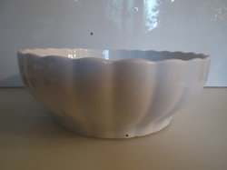 Porcelán - ANTIK - JELZETT - HATALMAS - 29 x 10  cm - FALRA  AKASZTHATÓ - HÓFEHÉR - HIBÁTLAN