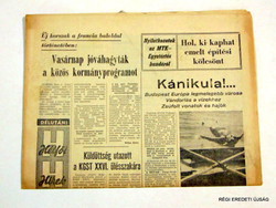 1972 Monday / Monday news / birthday old original newspaper no .: 4498