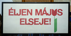 MSZMP Keretezett Propaganda plakát a '70-as évekből