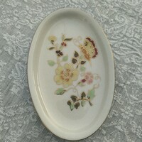 Zsolnay porcelain butterfly patterned bowl