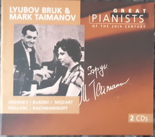 LYUBOV BRUK & MARK TAIMANOV ZONGORÁZIK   2  CD