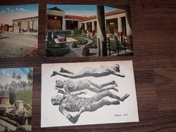 Antique postcards from Pompeii