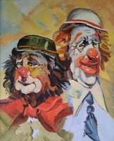 István Biai-föglein (1905-1974) clowns