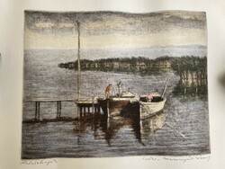 József / fishing boats in Csák